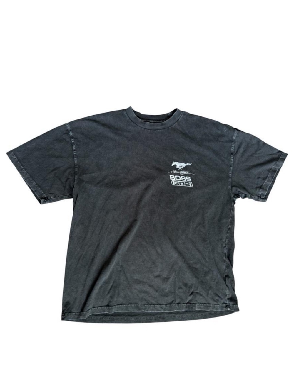 Abercrombie & Fitch Black Mustang 'Boss 302' Short Sleeve Tee